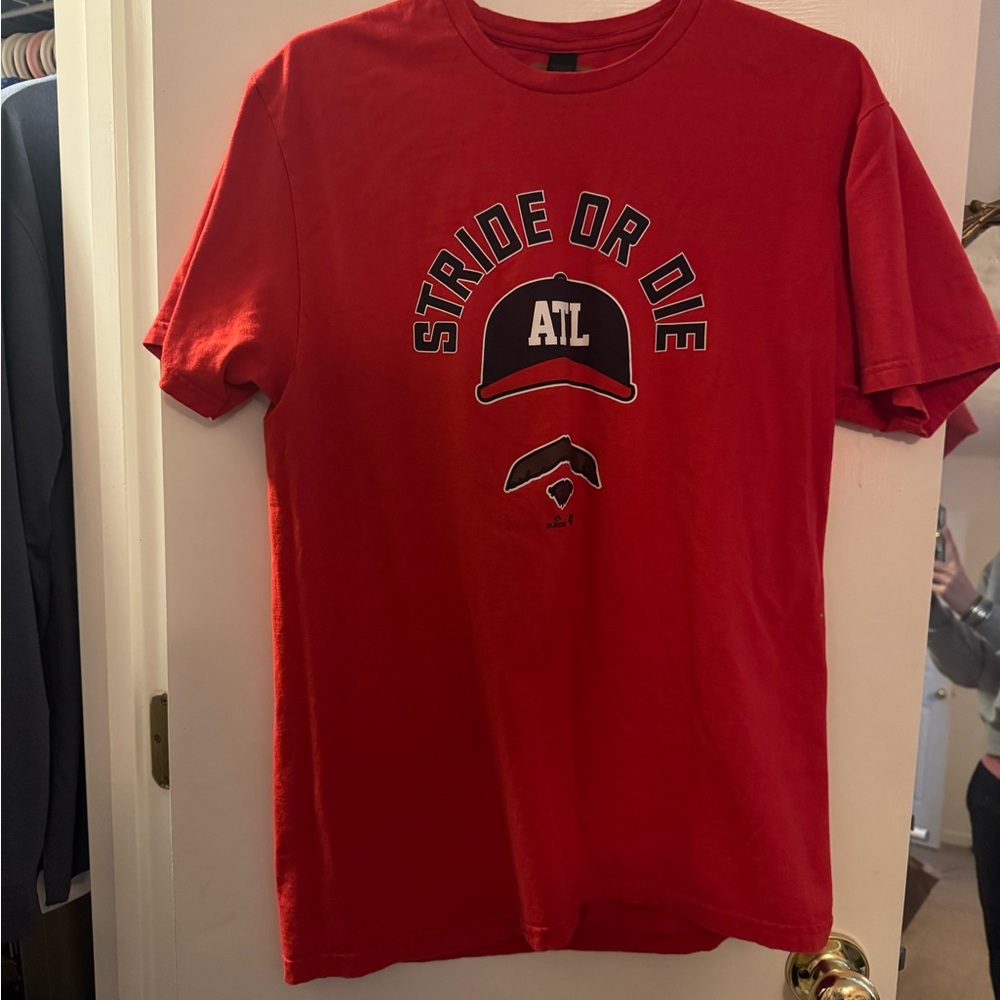 Breaking T Men’s Atlanta Braves Spencer Strider T Shirt Large